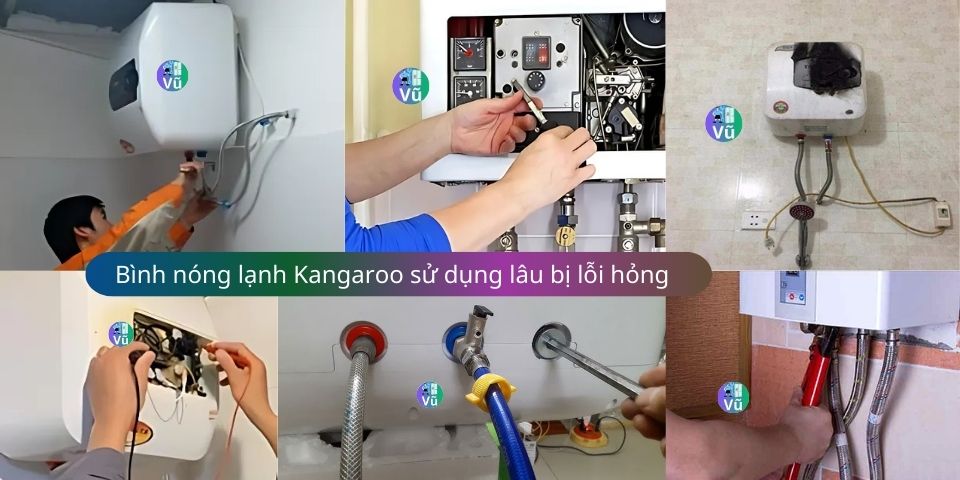sửa bình nóng lạnh Kangaroo