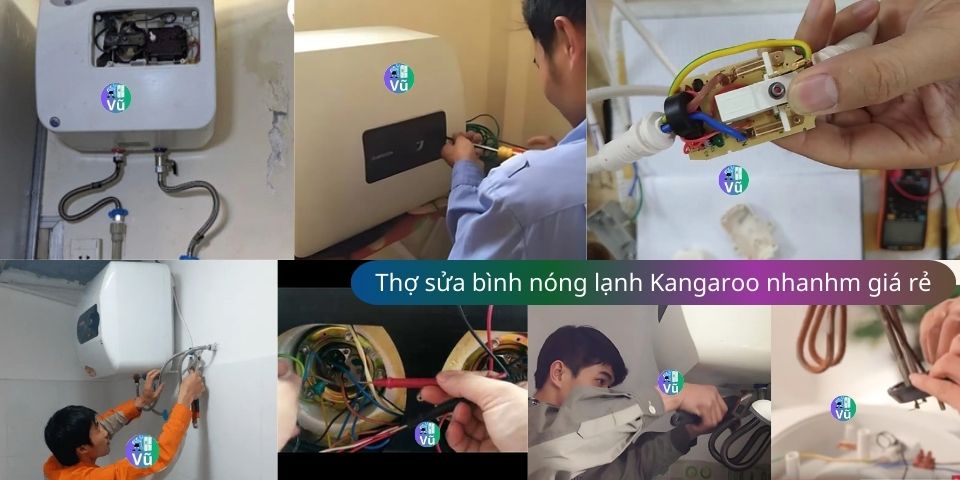 sửa bình nóng lạnh Kangaroo