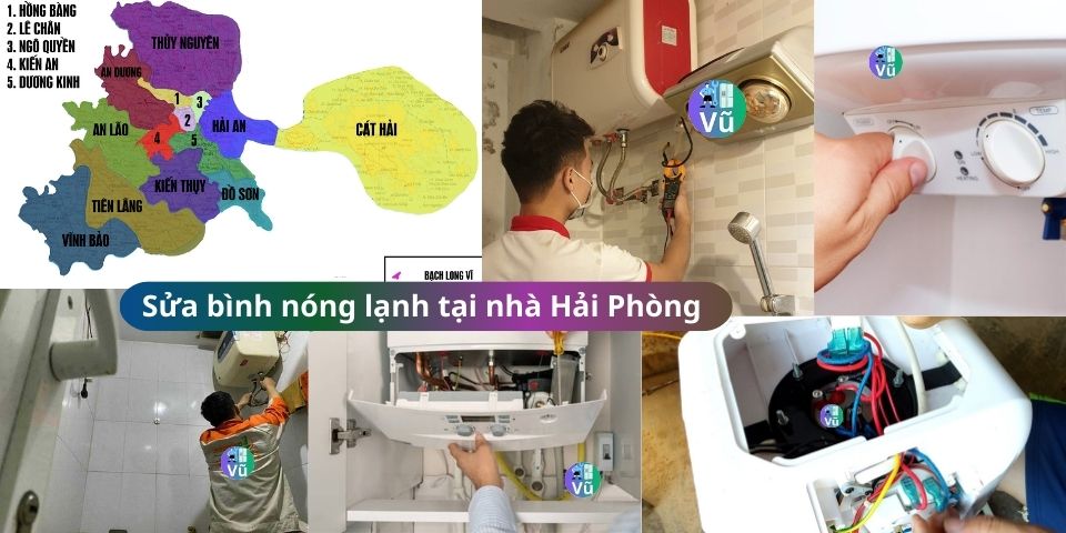 sửa bình nóng lạnh tại nhà Hải Phòng